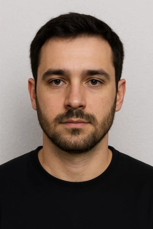 Selfie original antes do processamento